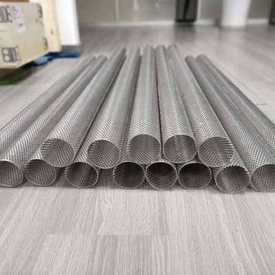 Filter tube Stainless Steel Spiral Welded 304 Stainless Steel Perforated Pipes Porous Metal Mesh Screens Tube