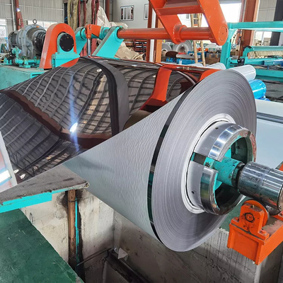304 Stainless Steel Coil Decorative Gold Brushed Stainless Steel Strip Precision Metal Steel Roll